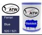 Preview: Ferrari, Blue, 520 / 521: 500ml Lackdose, von ATW Autoteile West.